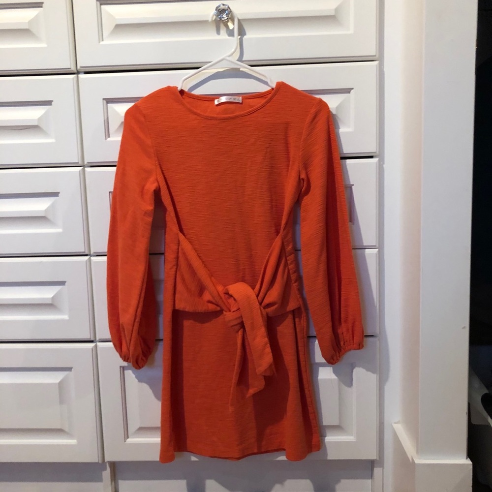 R. Vivimos Women’s Thermal Wrap Tie Dress